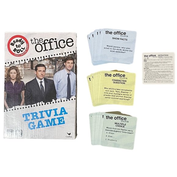 COMPLETE Ready To Roll The Office Trivia Game Adults Teens Kids Cards TV  Party - Picture 3 of 6